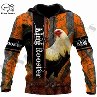 plstar cosmos 3dprinted newest camo rooster animal art harajuku streetwear pullover unique unisex funny hoodiessweatshirtzip 3