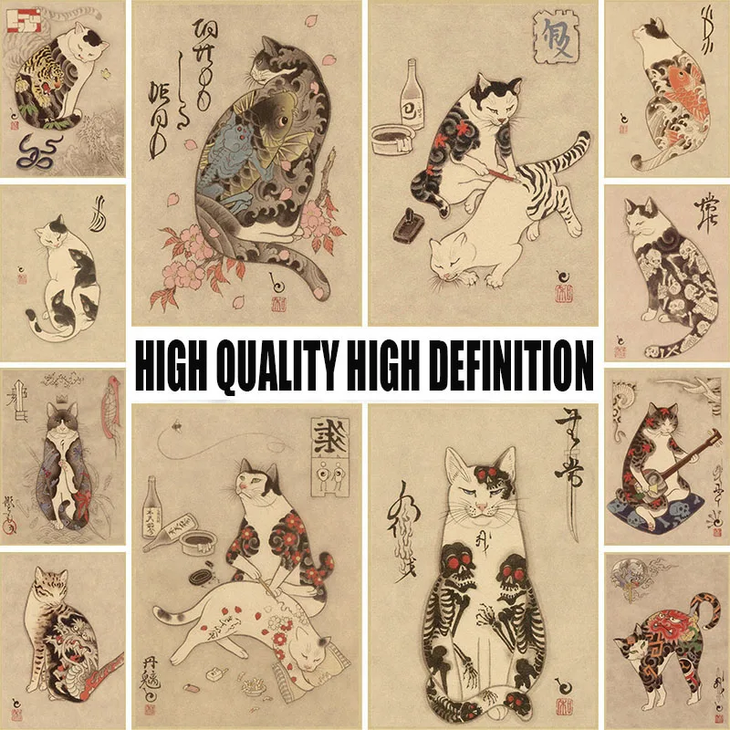 Японская Наклейка на стену с рисунком самурая | Дом и сад