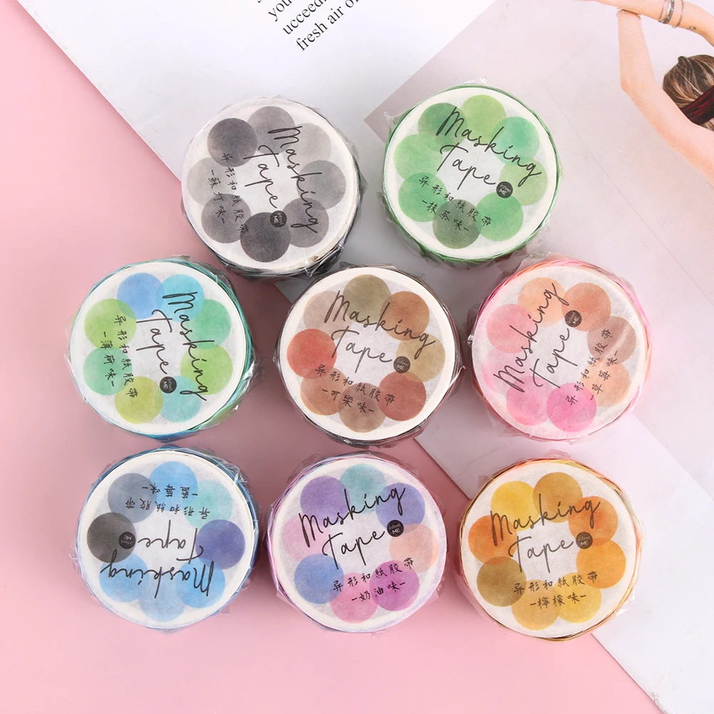 100/200 шт/рулон с цветочными лепестками лента Washi DIY Скрапбукинг дневник Бумага