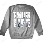 Осенне-весенние толстовки, новинка, худи THUG LIFE, Тупак, Шакур, сакур, 2PAC, альбом, толстовки, мужская толстовка с круглым вырезом