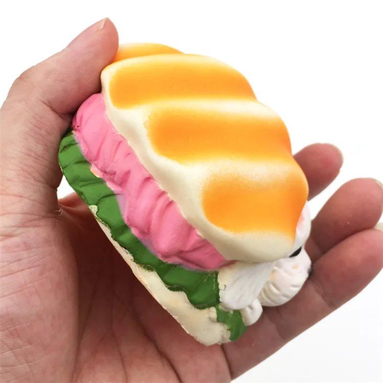 Мягкая кукла медленно восстанавливающая форму милый гамбургер хот-дог Догги