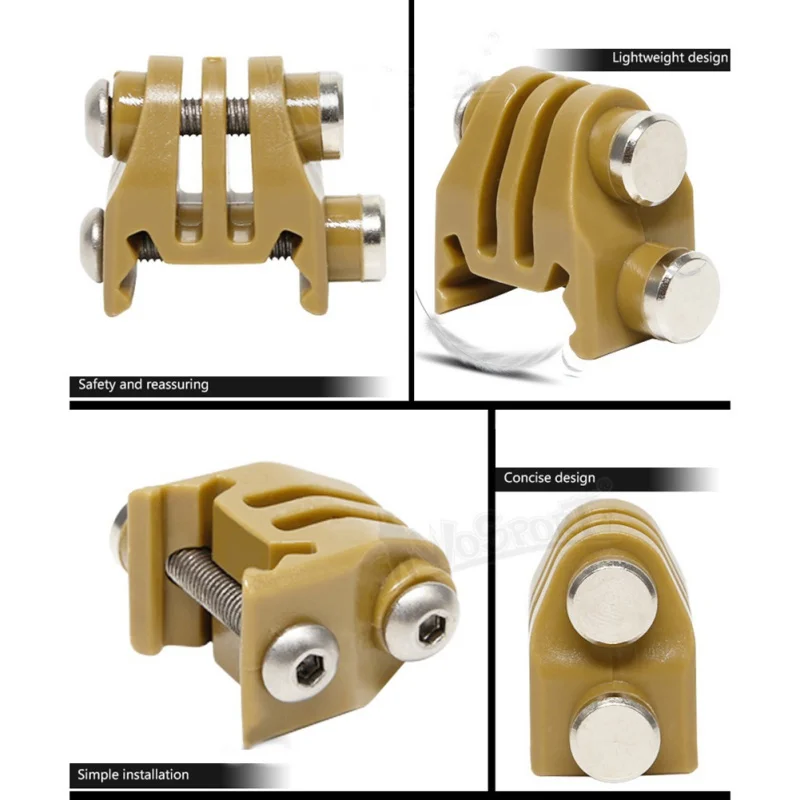 Спортивный нейлоновый адаптер для камеры легкий направляющий рельс