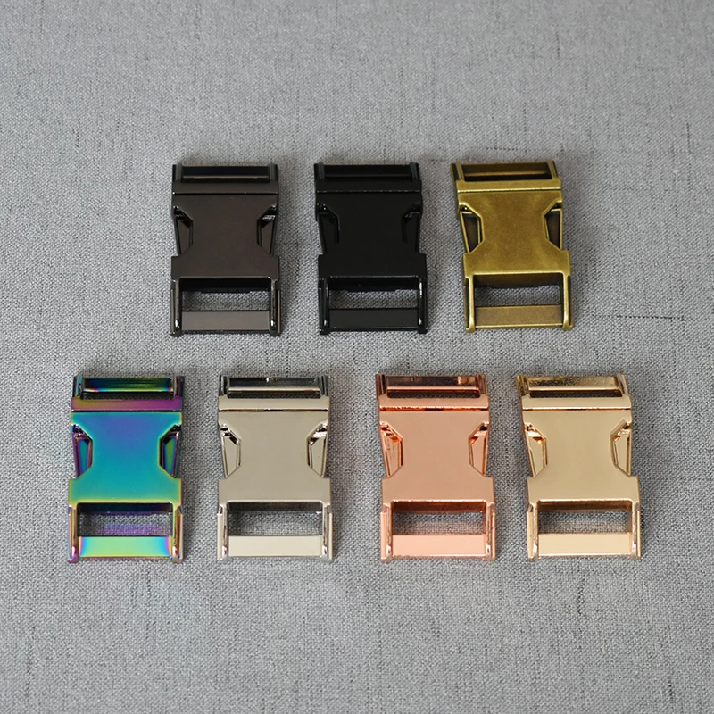 

10 pcs/pack 25mm DIY Quick Release Metal Buckle Accessories Backpack Buckles Dog Collar Safety Clasp Outdoor Paracord Bracelet