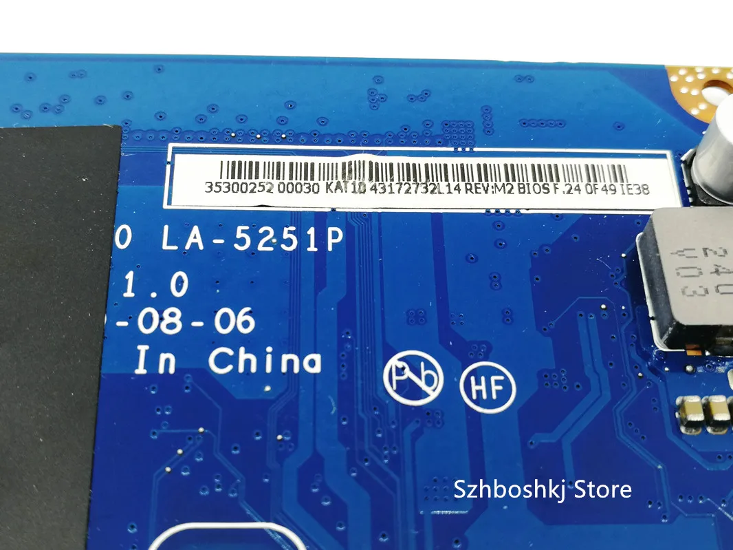 

Free Shipping 614967-001 LA-5251P Notebook PC For HP Elitebook 2540P Laptop Motherboard With i5-540M processor 2.53GHz 100% Test