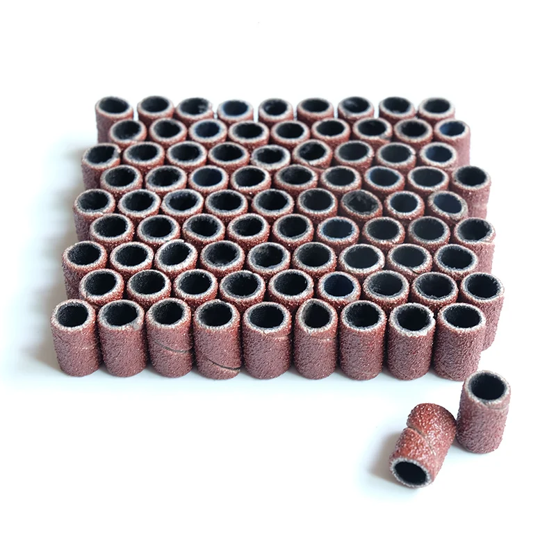 100/50/25 шт. Электрические шлифовальные кольца для ногтей 80/120/180 Грит | Красота и