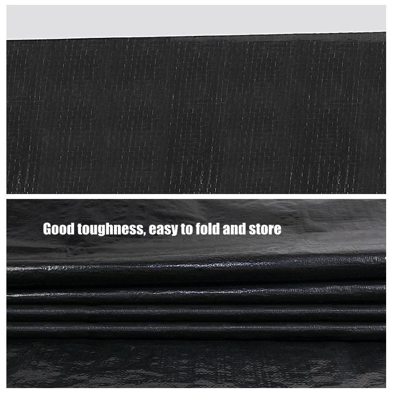 Плотная непромокаемая Брезентовая ткань 0 29 мм черного цвета для сада теплицы