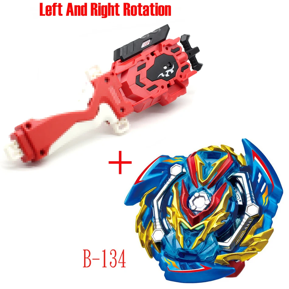 Новейшая модель; Beyblade Burst ToysB-145 B-144 B-143 B-140 с пусковым устройством и коробчатый отвал Металл Fusion Бог Прядильный механизм бей лезвия игрушка - Цвет: B-134