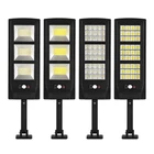 Уличный фонарь на солнечной батарее, водонепроницаемый уличный светильник с 3 режимами освесветильник, сасветильник вый светильник с датчиком движения и дистанционным управлением, настенное освещение