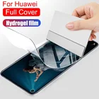 Гидрогелевая защитная пленка 100D для Huawei Honor 8x8 9x10 Lite 20 Pro 10i 7a 7c Y7 Y9 2019, защитная пленка для экрана, полное покрытие