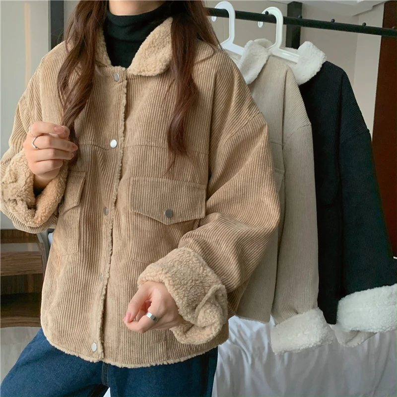 

New Winter Coat Women Oversize Fashion Cashmere Wool Outerwear Female Long Thickening Warm Woolen Overcoat Womens Trench Coats