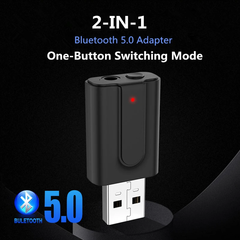 Аудиоприемник 2 в 1 VIKEFON Bluetooth 5 0 RCA 3 мм AUX разъем Hi Fi стерео USB беспроводной адаптер
