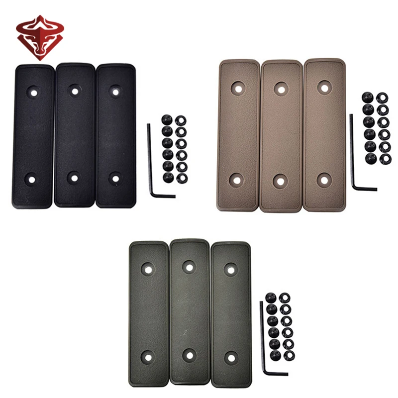 

3-piece keymod bracket plastic hand guard