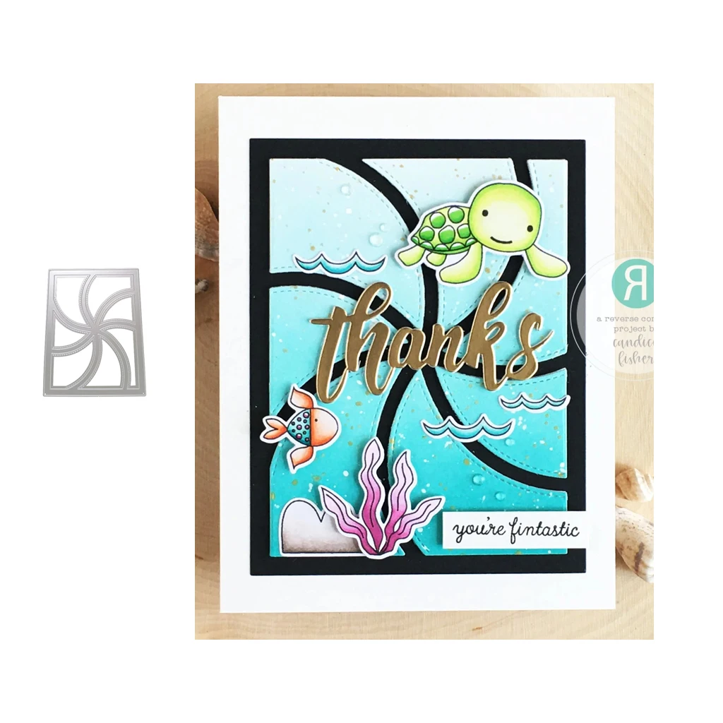 

New Arrival Spiral Lines Background Metal Cutting Dies Craft for Scrapbooking Knife Mould Blade Punch Stencils Model Template