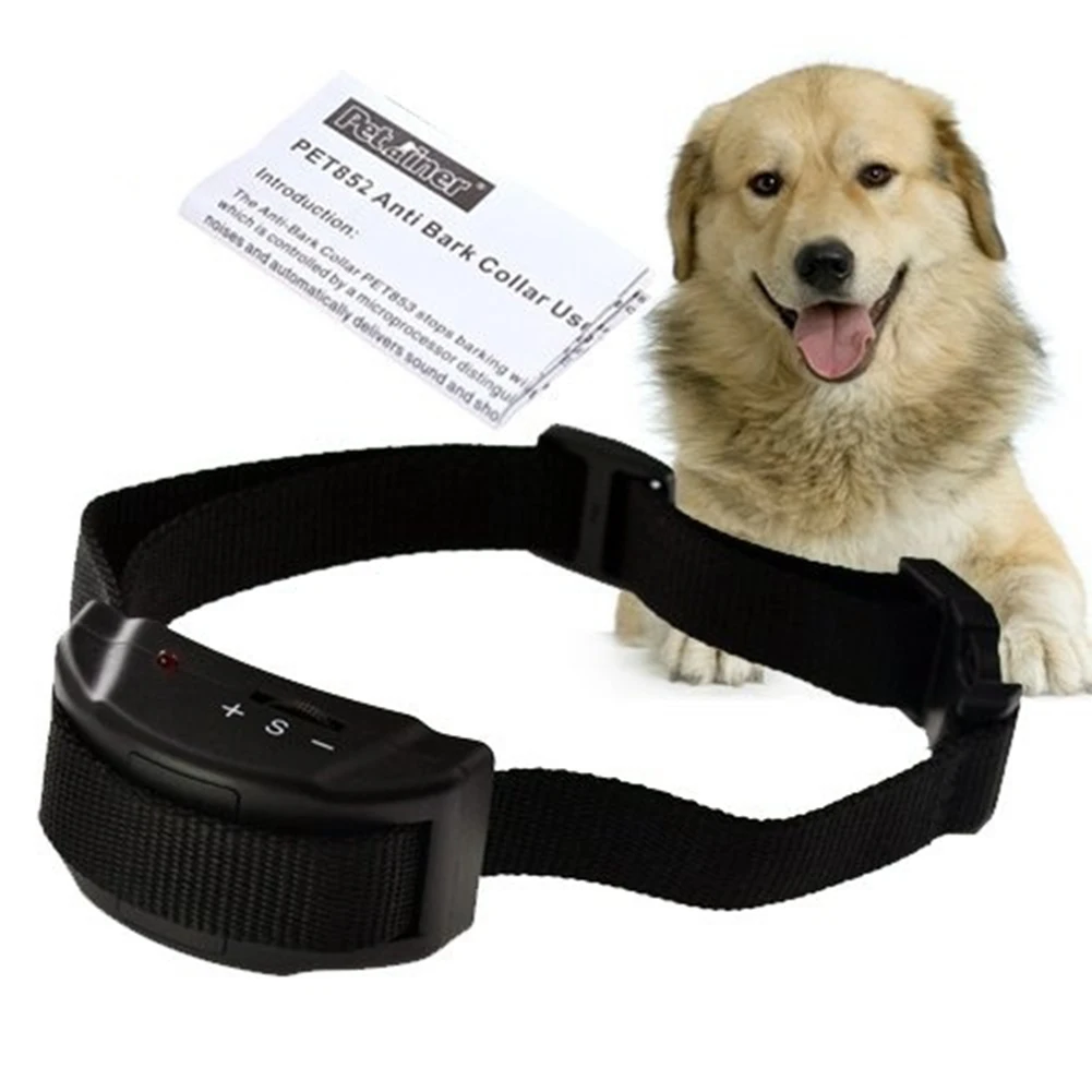 Новые собаки ошейник для прекращения лая электронный анти-шок коры дрессировки