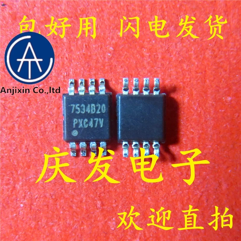 

10 шт. натуральные оригинальная новинка в наличии UP7534BRA8-20 7534B20 MSOP8