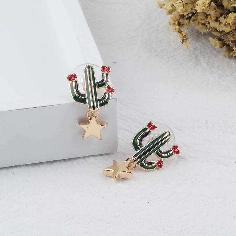 Корейские трендовые крошечный гвоздик серьги для женщин и девушек милые