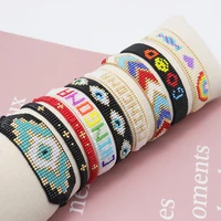 bluestar miyuki multicolor beaded bracelet fashion charm evil eye jewelry ins hot sale luxury bracelets for women wholesale gift