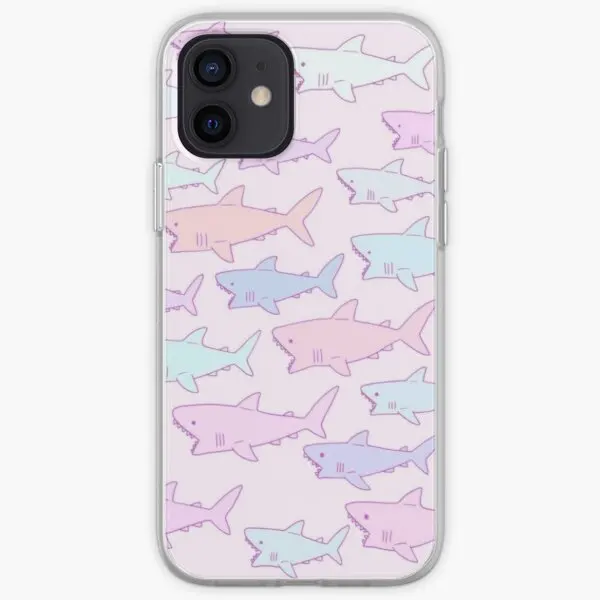 

Rainbow Sharks Phone Case for iPhone 11 12 13 Pro Max Mini 5 5S SE X XS XR Max 6 6S 7 8 Plus Soft Photos Accessories Print