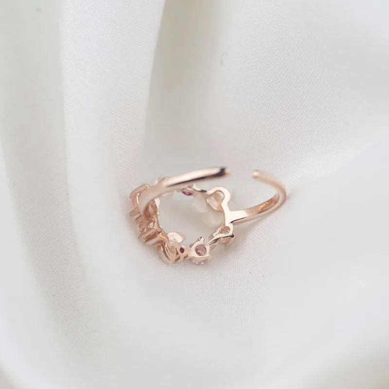 Модные кольца с кристаллами и жемчужинами для женщин модное романтическое