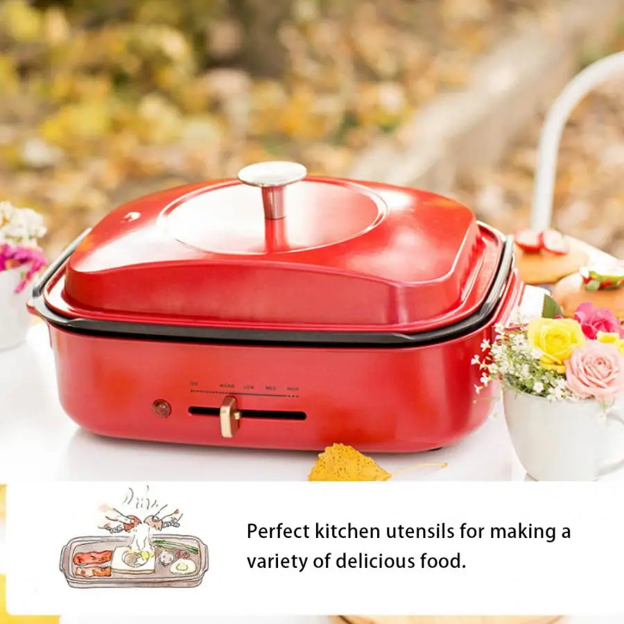 Electric Multi Cooker Non-Stick Grill Pan Barbecue Baking Tray Kitchenware for Make crepes barbecue hamburg | Бытовая техника