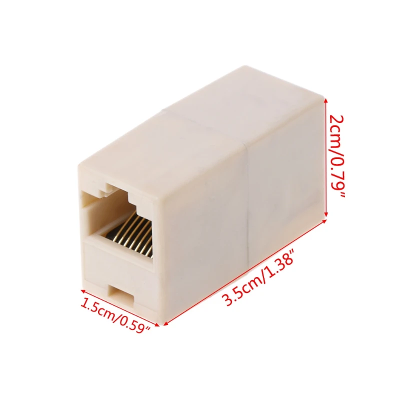 

RJ45 CAT5 CAT5E Network Ethernet Connector Adapter X6HA