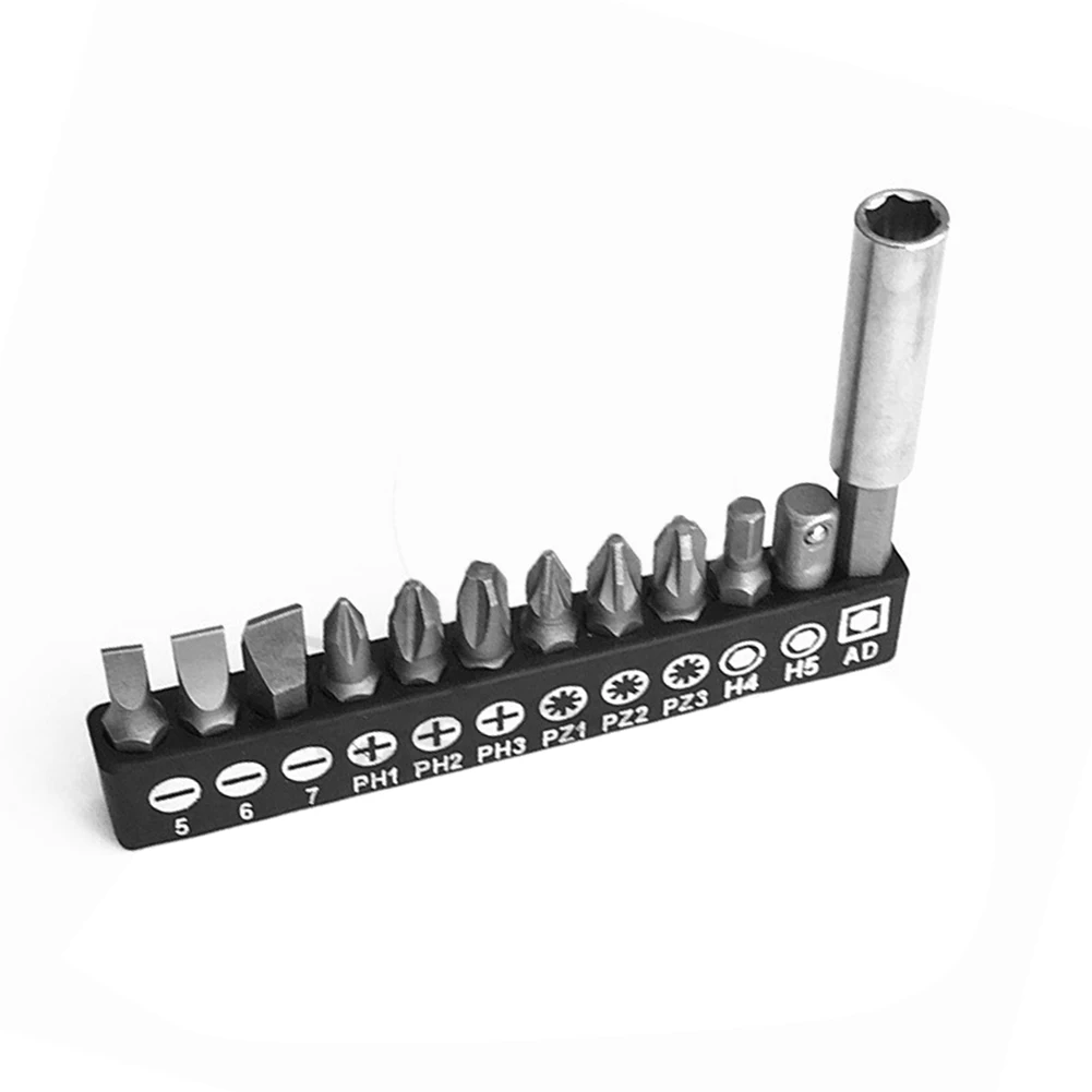 

12pcs Hex Shank Drive Screwdriver Bit Torx Slotted Phillips