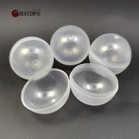 40pcslot 32mm diameter plastic pp toy capsules transparent with ball round for vending machine empty container surprise ball