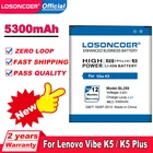 Аккумулятор BL259 на 5300 мАч для Lenovo Vibe K5 Plus, аккумулятор K32C36 K32C30 Lemon 3 3S Vibe K5  K5 Plus  A6020a40 A6020 A40 A 6020a40