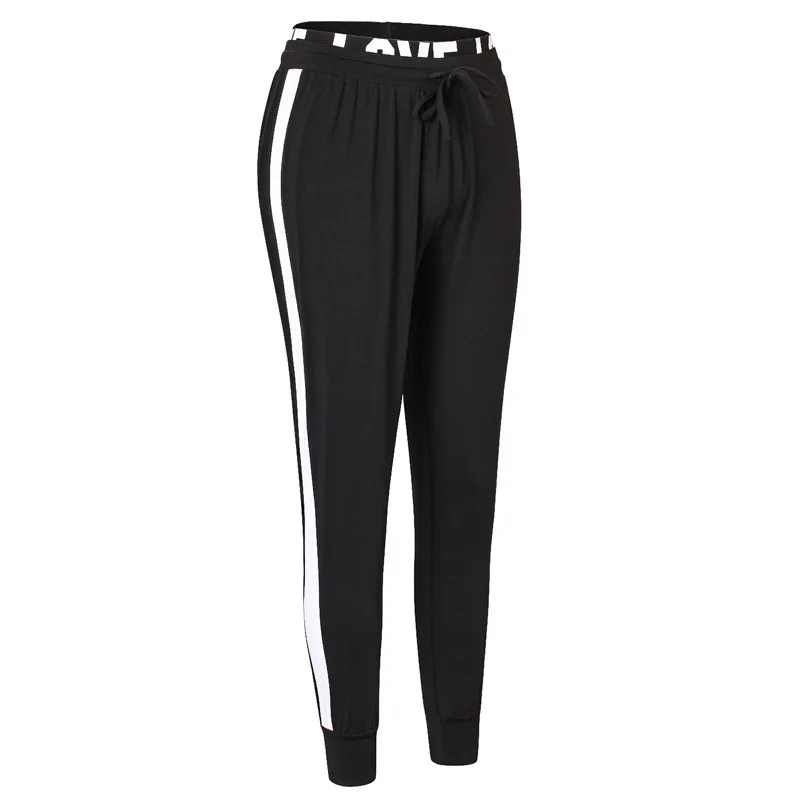 Женские свободные спортивные штаны для бега йоги спорта и отдыха тонкие