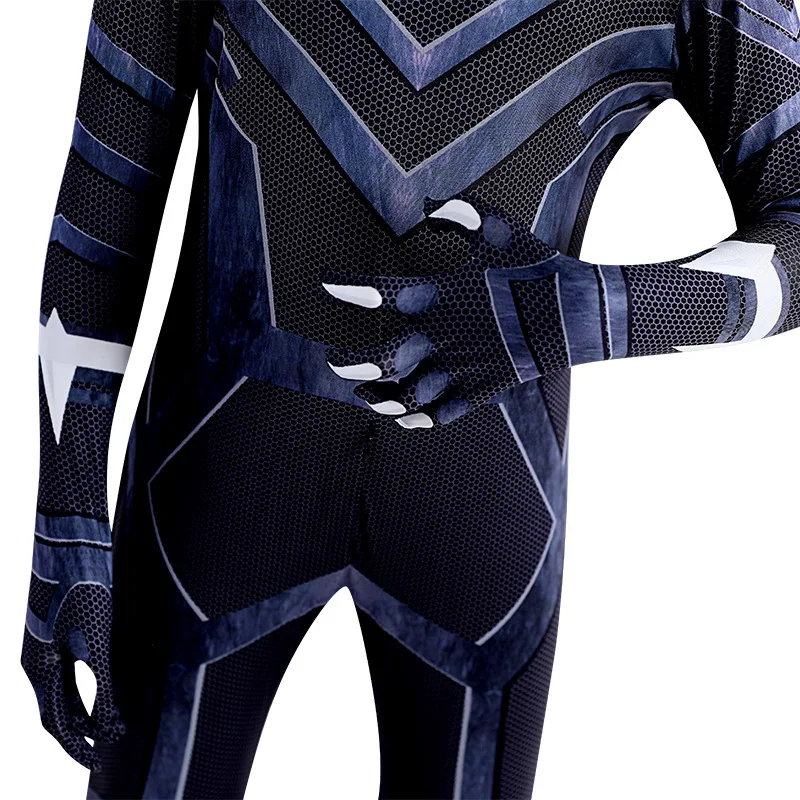 

Man Boy Anime Movie Superhero Character Bodycon Pirnted Jumpsuit Kids Halloween Cosplay Costumes Party Role Play Dress Up Outfit