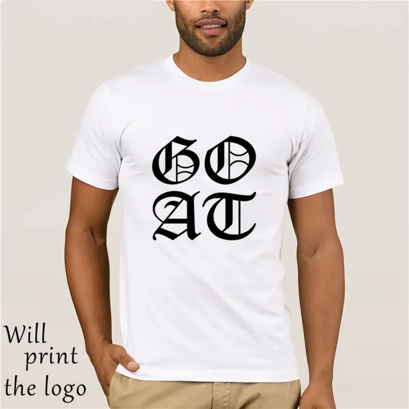 Новая футболка с логотипом из козьей ленты|Мужские футболки| |