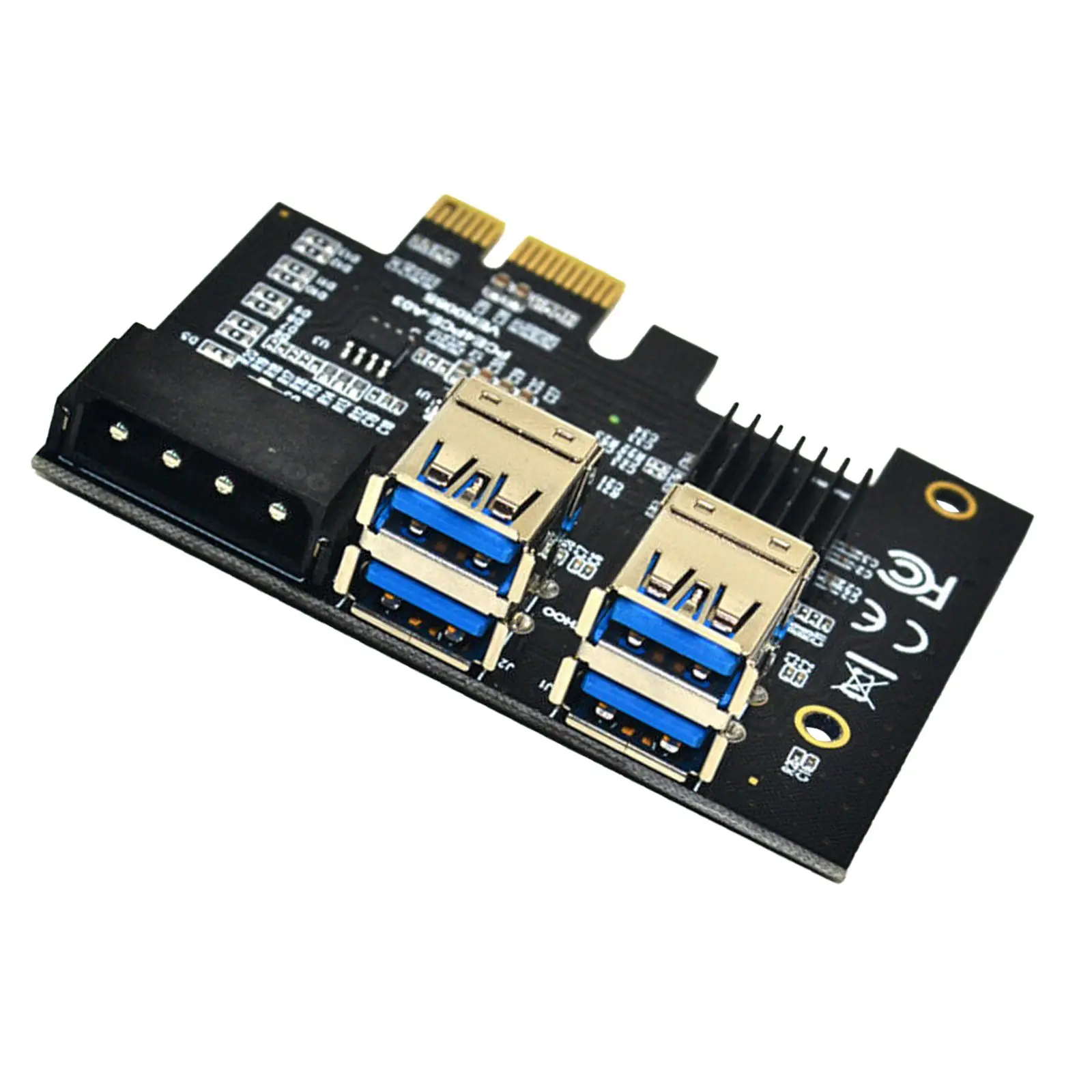 Двухслойный PCI E USB 3 0 интерфейс x 4 Райзер адаптер плата 1x до USB|Персонажи