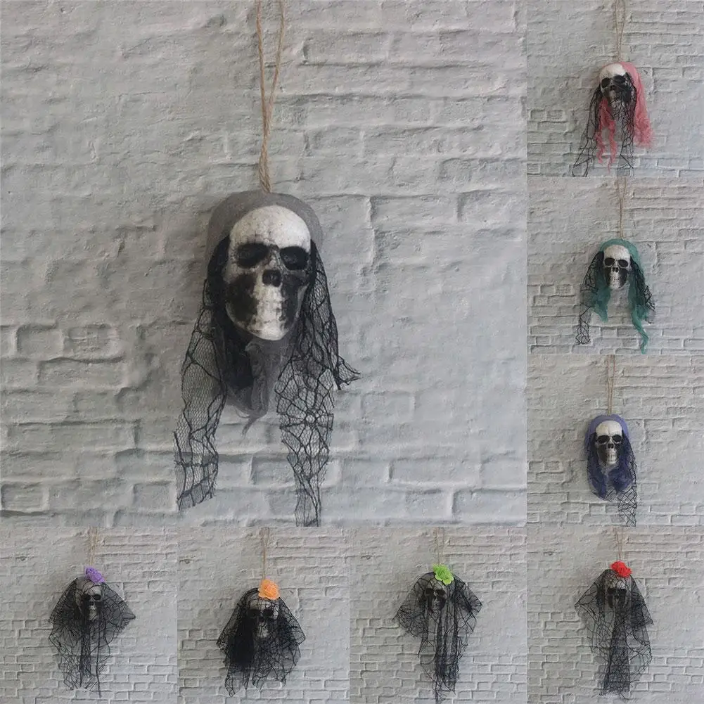 Украшение на Хэллоуин череп подвесной Призрак для дома с привидениями Мрачный