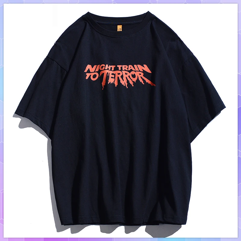 Футболка женская хлопковая оверсайз с надписью и принтом, короткая уличная одежда с круглым вырезом, топ для пар, для мужчин и женщин, 5XL Футболка женская хлопковая оверсайз с надписью и принтом, короткая уличная одежда с круглым вырезом, топ для пар, для мужчин и женщин, 5XL