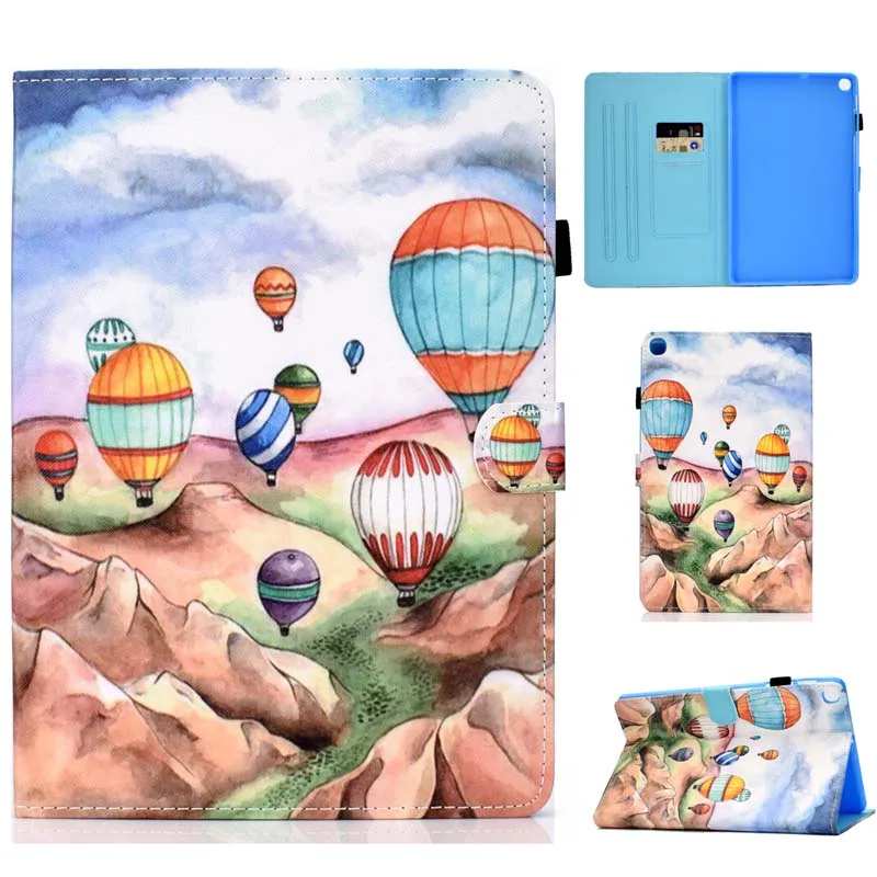 Case Кожаный чехол с откидной крышкой для Samsung Galaxy Tab A 10,1 SM-T510 SM-T515 T510 T515, чехол для планшета Tab A 10,1 '' - Цвет: Case