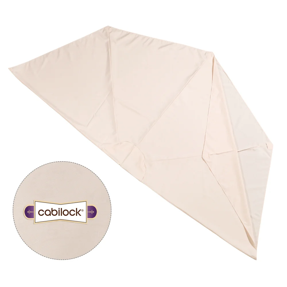 

Cabilock Beach Umbrella UV Protection Canopy Outdoor Umbrella Canopy without Umbrella Stand (Beige)