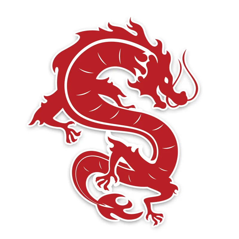 

Красный китайский ветер мультфильм дракон ПВХ автомобиль Фотоэлементы водонепроницаемый корпус автомобиля декоративные наклейки аксессу...