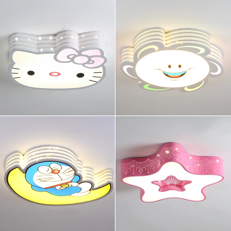 

Children's Room Ceiling Light Boy Female Creative Personality Cartoon Aircraft Light Bedroom Study Lamp Simple