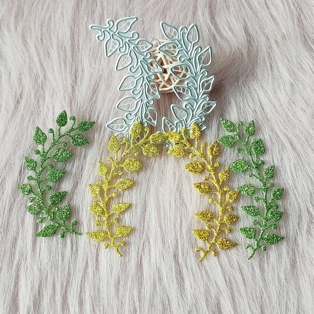 

New Branches and leaves metal cutting die mould scrapbook decoration embossed photo album decoration card making DIY handicrafts