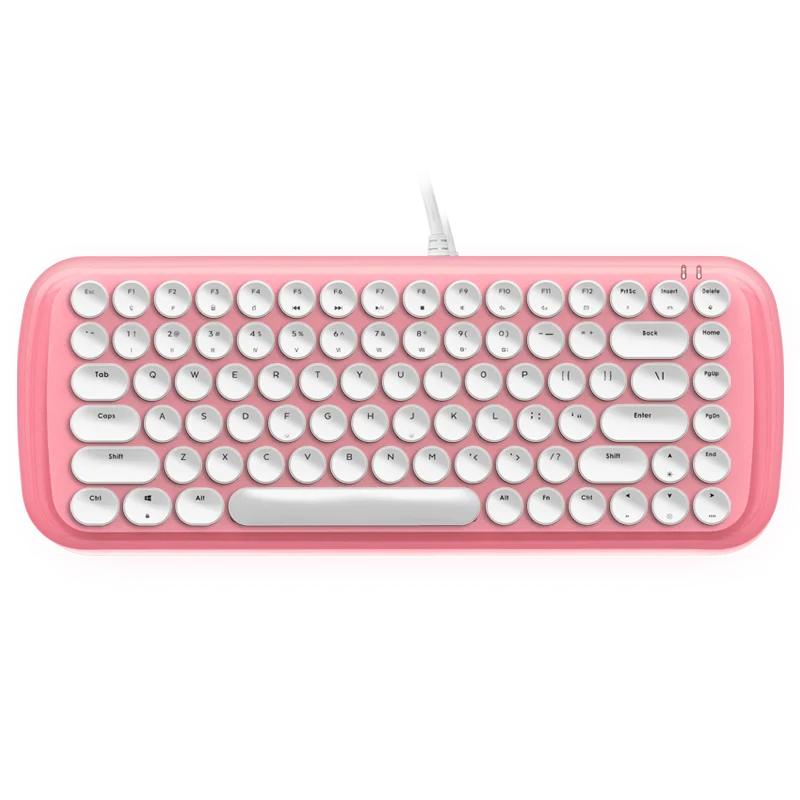 Проводная Механическая клавиатура Mofii Candy M с USB подсветкой симпатичная Ретро