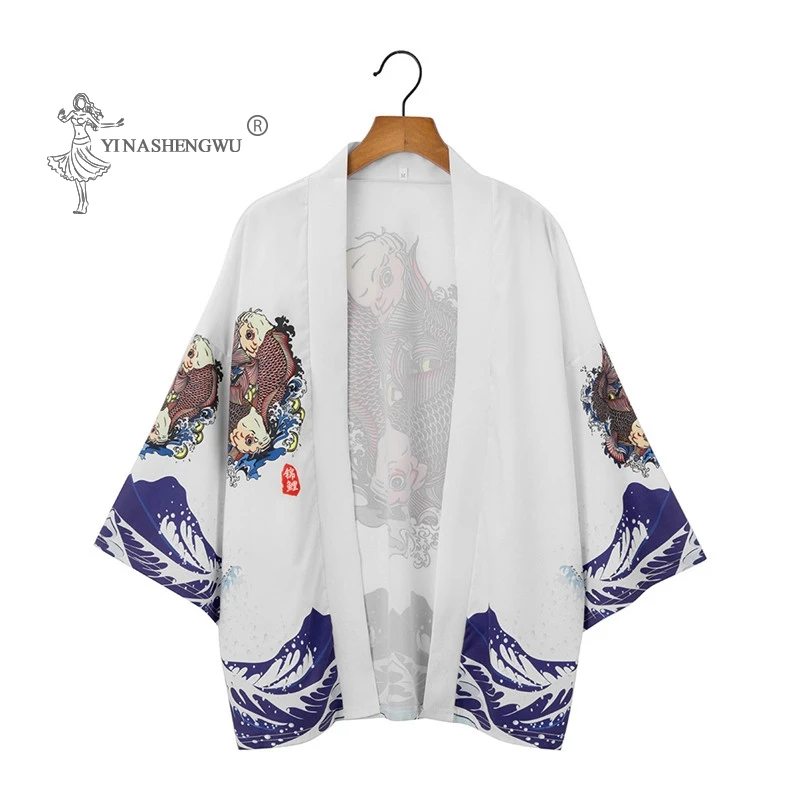 Кардиган свободного покроя для мужчин и женщин рубашка в стиле Харадзюку