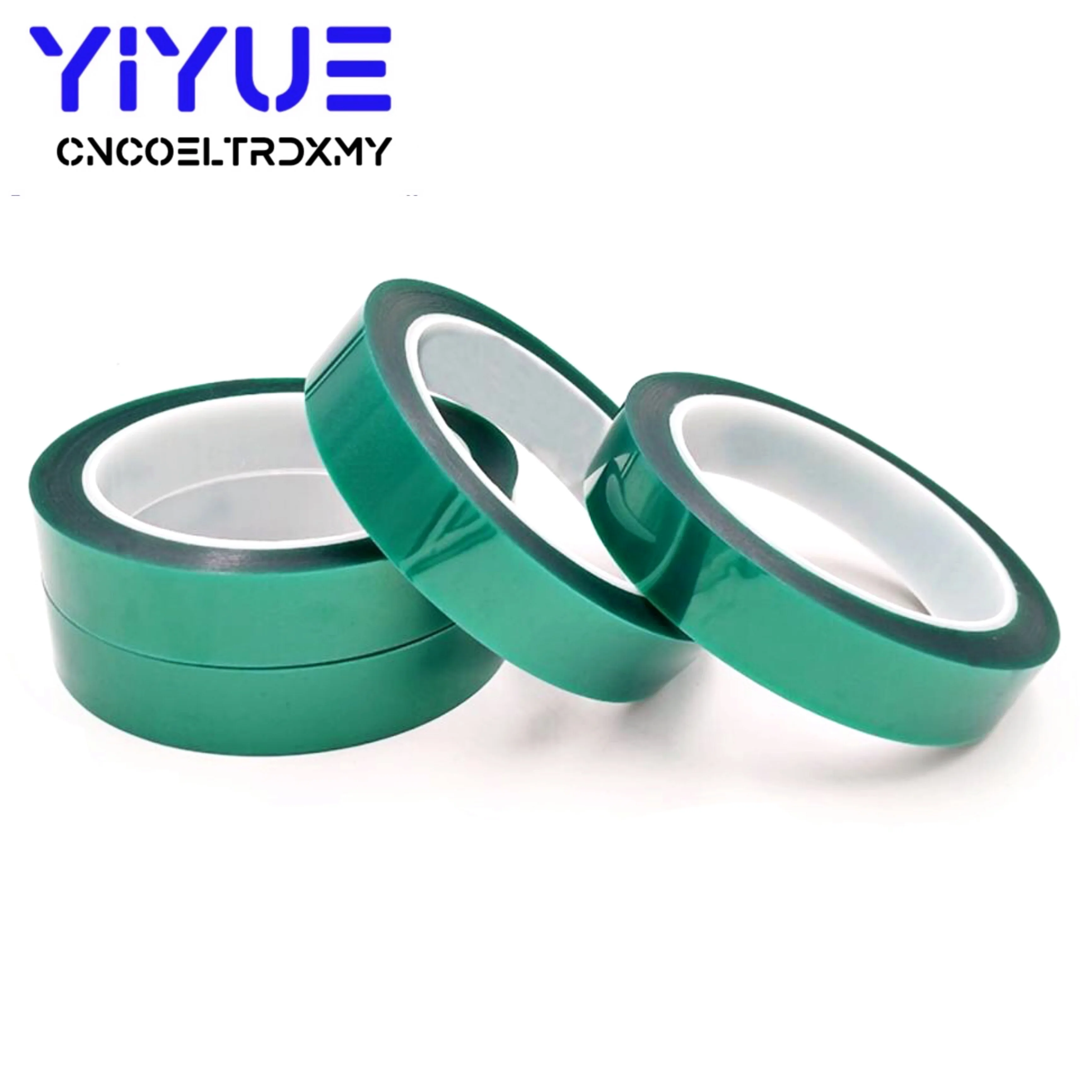 33m x 581012152025mm green high temperature resistant tape polyimide pet tape for electric taskgrillspowder coating free global shipping