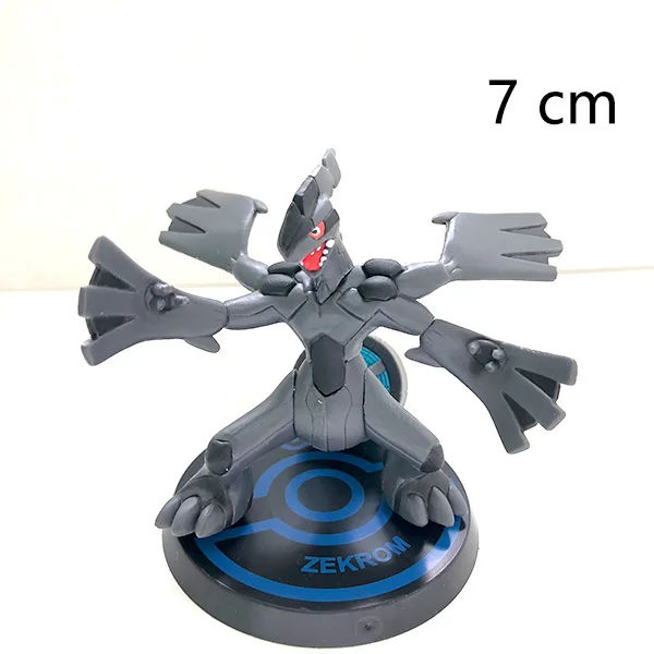 7cm Большой размер X Y Hydreigon Entei Genesect Raichu pika аниме экшн& toyp Покемон Фигурки Коллекция Модель игрушки подвижная база - Цвет: 7cm