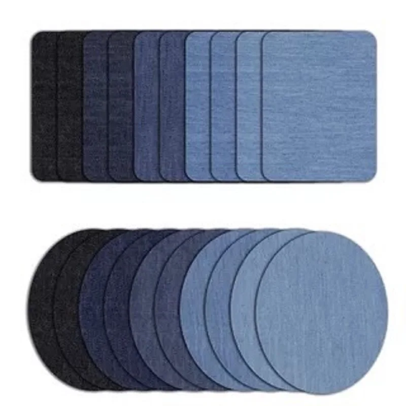 Джинсовые нашивки регулируемые для термопереноса ремонт одежды брюк блестящая