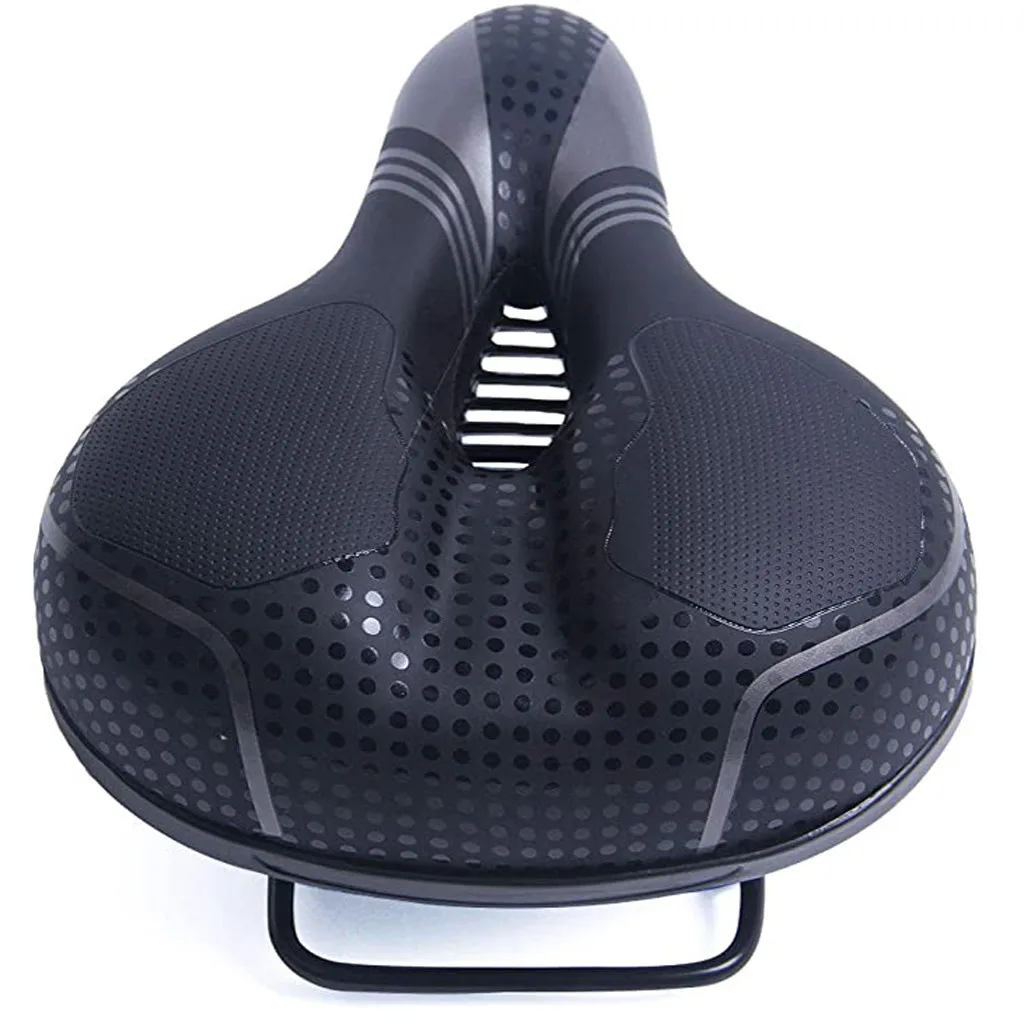 Мягкое велосипедное седло широкое для велоспорта удобная подушка горного