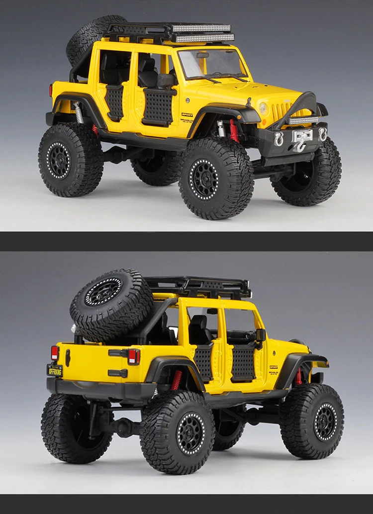 Maisto 1:24 Jeep WRANGLER неограниченное литье под давлением модель металлический внедорожник Внедорожник модель игрушки для детей подарок Коллекционная