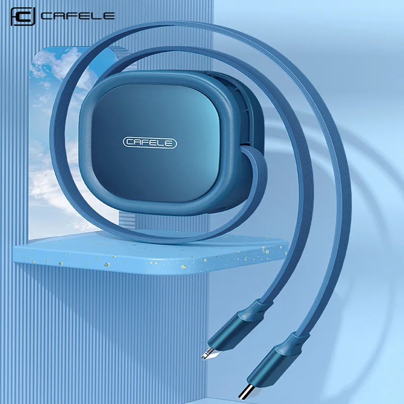 Cafele 20 Вт выдвижной PD кабель для быстрой зарядки Usb Type C iPhone 13 12 11 Pro Max XR телефона