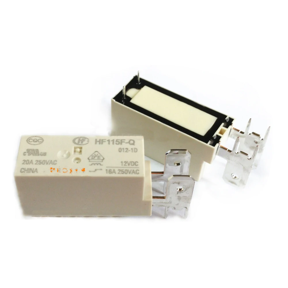 2PCS 100%Original New Relay HF115F-Q-012-1D 12VDC HF115F-Q-024-1D 24VDC HF115F-Q 012-1D HF115F Q 012 1D 12V 24V 20A