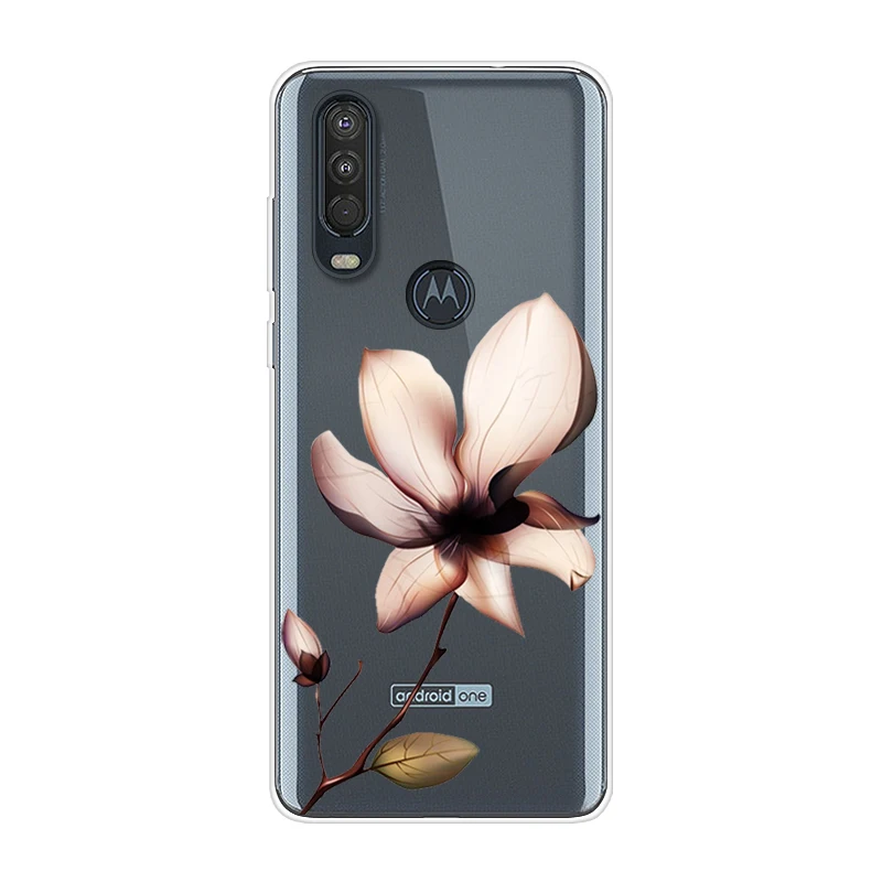 27 Для Motorola One Action чехол 6,3 ''мультяшная мягкая ТПУ Силиконовая задняя крышка для MOTO One Action OneAction чехол для телефона funda One Vision - Цвет: 27