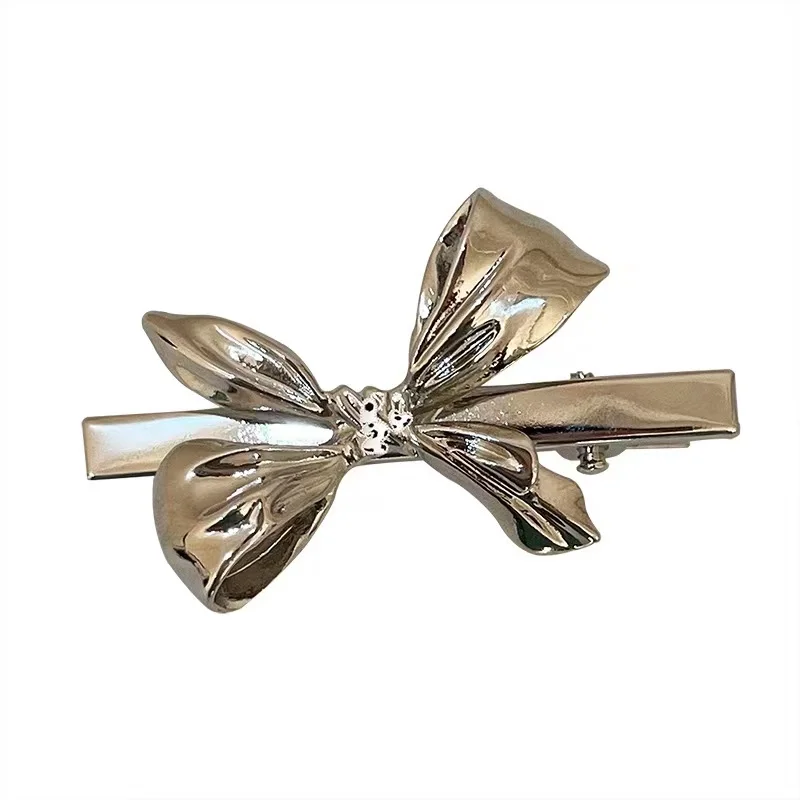 

Vintage Hairpins Women Asymmetric Gold Plating Metal Hairgrips Fashion Personality Versatile Barrettes Ornament Accessories 2021